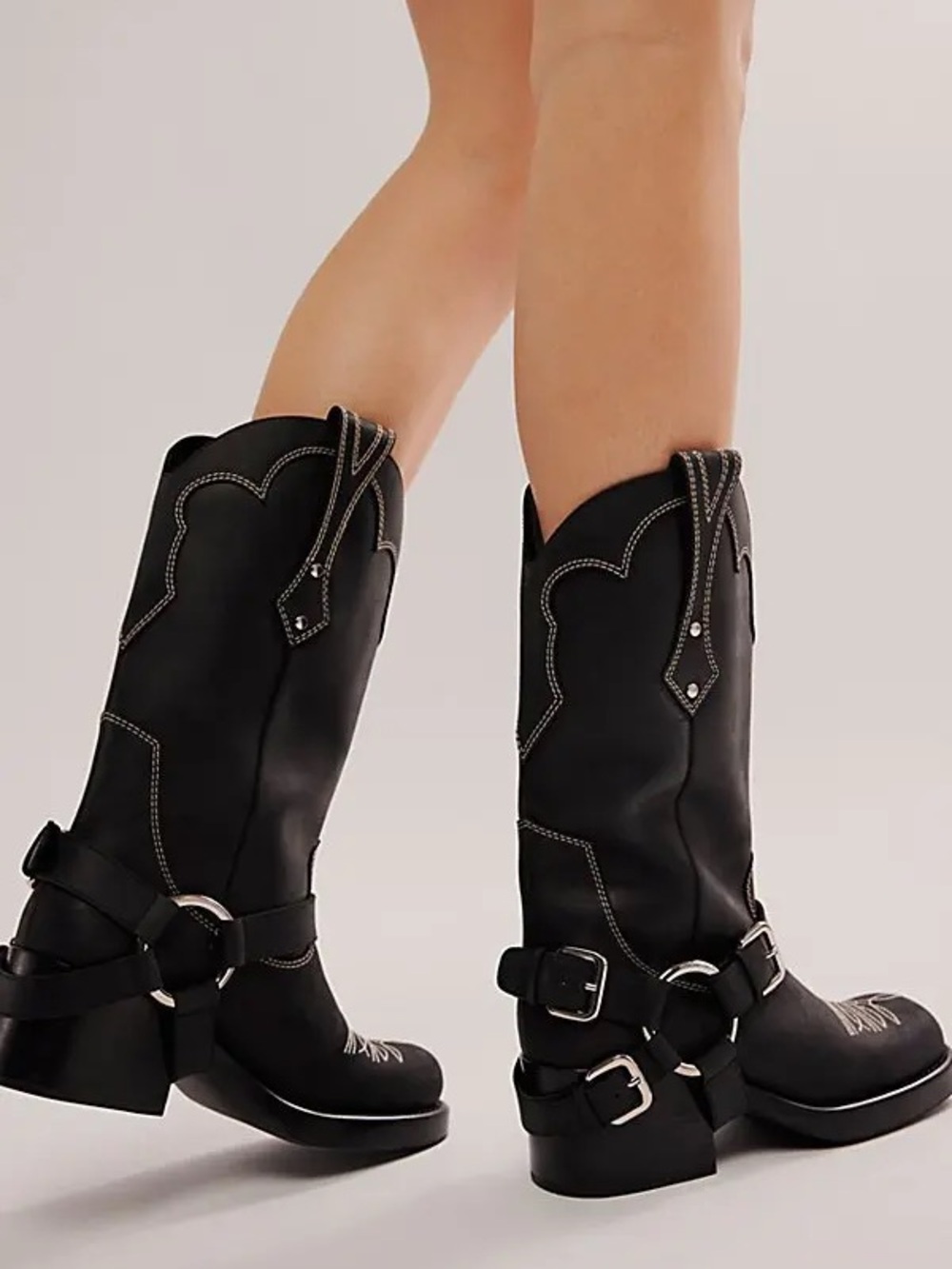 Jeffrey Campbell X FP x Understated Leather Motoboy
Biker Boot